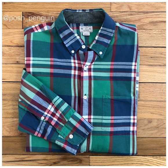 J. Crew Other - Tailored by J. Crew Plaid Button Down Shirt L